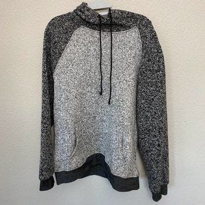 Mens two tone gray hoodie medium